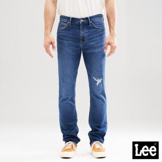 【Lee 官方旗艦】男裝 牛仔褲 / 涼感 723 低腰合身直筒 淺藍洗水 / 101+ / Jade Fusion 系列(LL220085461)