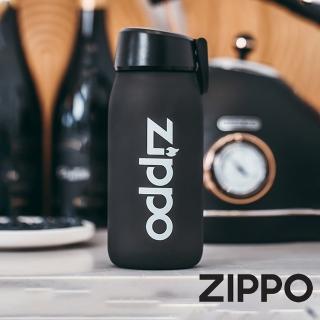 【Zippo官方直營】運動水壺酷動系列-清新隨行杯-霧砂黑600ML(運動水壺)