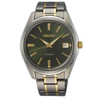 【SEIKO 精工】CS系列 鈦金屬 日系簡約腕錶 618 年中慶 禮物(SUR377P1/6N52-00B0G)