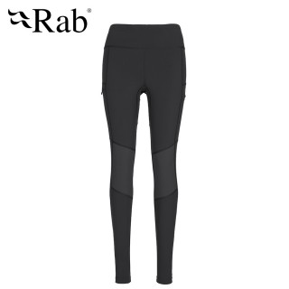 【RAB】Horizon Tights Wmns 耐磨彈性緊身褲 女款 黑色 #QFV09