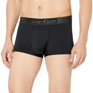 【Calvin Klein 凱文克萊】CK單件袋裝男生低腰合身四角內褲男內褲 兩色可選(速乾/貼身短版)