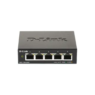 【D-Link】DGS-1100-05V2 Layer 2 Gigabit 網管交換器(簡易型)