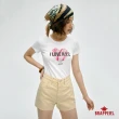 【BRAPPERS】女款 Color Life色褲系列-中腰彈性短褲(深卡其)