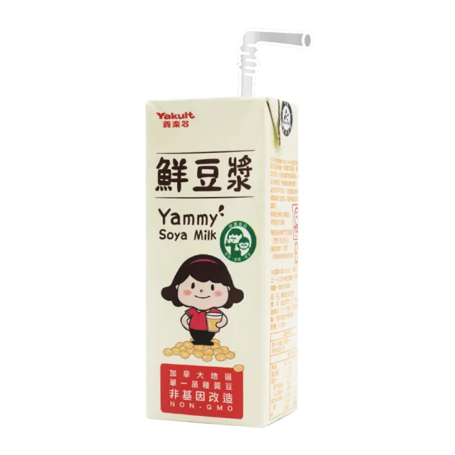 【Yakult 養樂多】鮮豆漿(200ml*24入/箱)