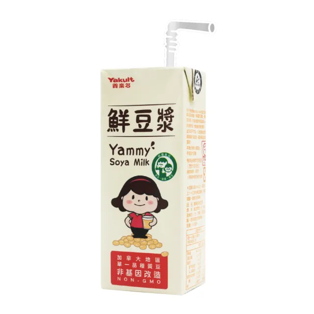 【Yakult 養樂多】鮮豆漿(200ml*6入/組)