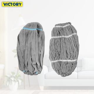 【VICTORY】日式免沾手擰水極細纖維吸水除塵拖把替換布4入(纖維布/紗繩)