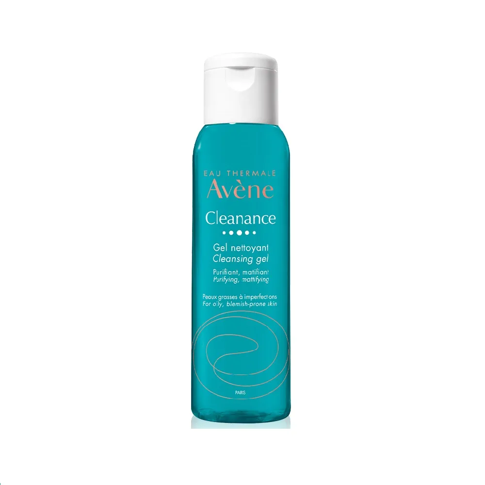 【Avene 雅漾官方直營】控油舒緩潔膚凝膠100ml(隨身瓶/旅行用)