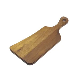 【菊川本味】相思木PIZZA板-造型長方-45.5cm(披薩盤 木餐盤 美式木盤 把手木盤)