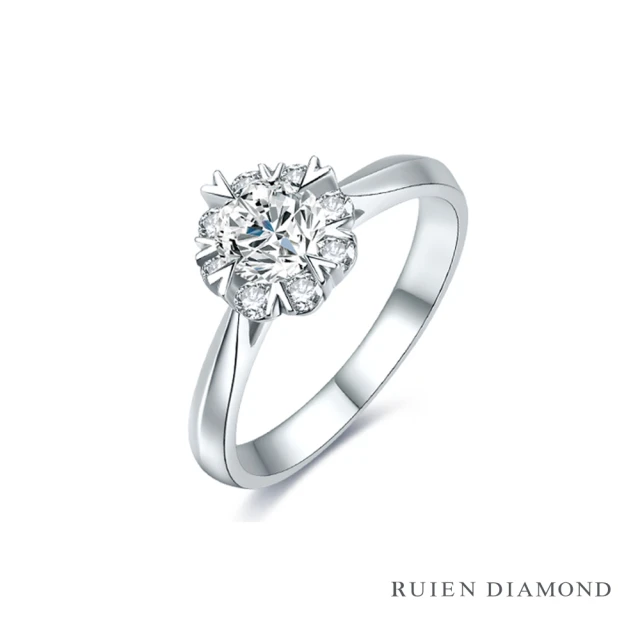 【RUIEN DIAMOND 瑞恩鑽石】GIA30分 D VVS2 3EX 18K金(鑽石戒指 RU132)