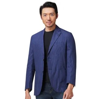 【BARONECE 百諾禮士】紳士風範條紋獵裝_藍(206601-25)