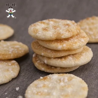 【旺旺】旺仔雪餅經濟包 350g/包(仙貝 米果 經典懷舊餅乾)