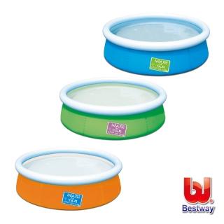 【BESTWAY】加厚快速充氣游泳池 顏色隨機(泳池 充氣泳池)