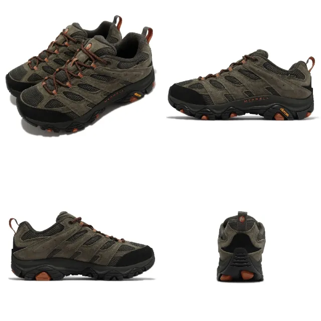 【MERRELL】登山鞋 Moab 3 GTX Wide 男鞋 寬楦 綠 黑 防水 支撐 戶外 vibram(ML035801W)