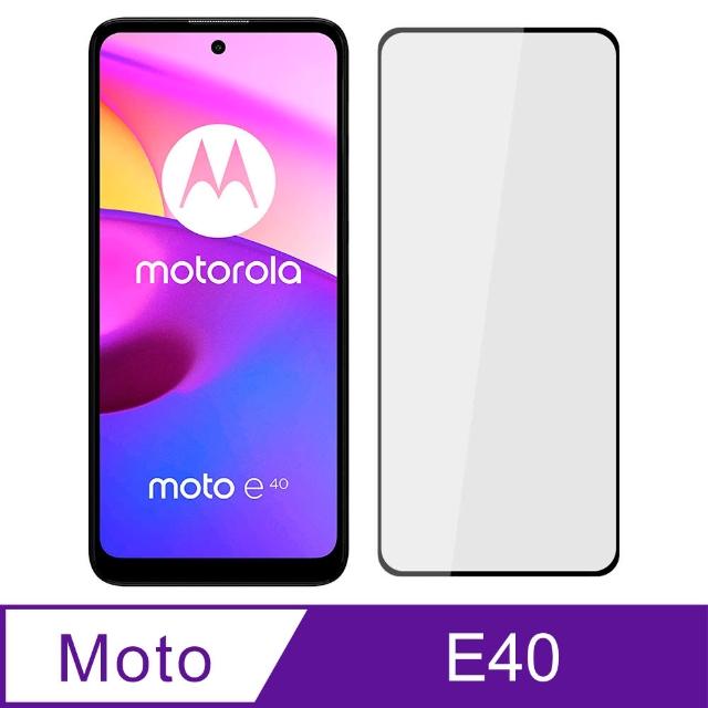 【Ayss】Moto E40/6.5吋 超好貼滿版鋼化玻璃保護貼(滿膠平面滿版/9H/疏水疏油-黑)