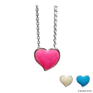 【ENANSHOP 惡南宅急店】氣質愛心項鍊 甜美桃心 韓國流行 項鍊 釉彩小巧設計-7320A