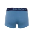 【sloggi Men】GO系列彈性貼身平口褲2件包(藍寶石/深酒紅)