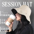 【Jo Go Wu】超大帽檐時尚摺疊收納遮陽帽(附空氣髮捲1入/正反兩戴/防曬)