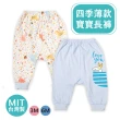 【Newstar明日之星】MIT四季嬰兒2入長褲袋鼠小馬組合0-6M(台灣製 嬰兒 保暖)