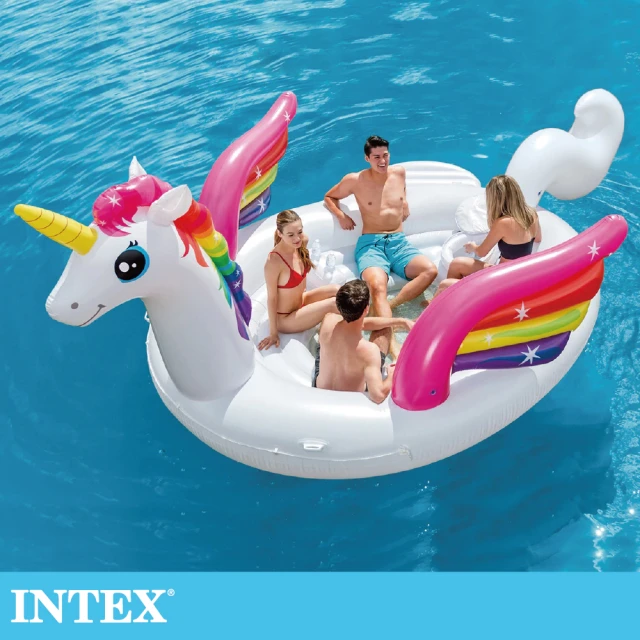 【INTEX】獨角獸超大型浮排429x302x152cm(57296)