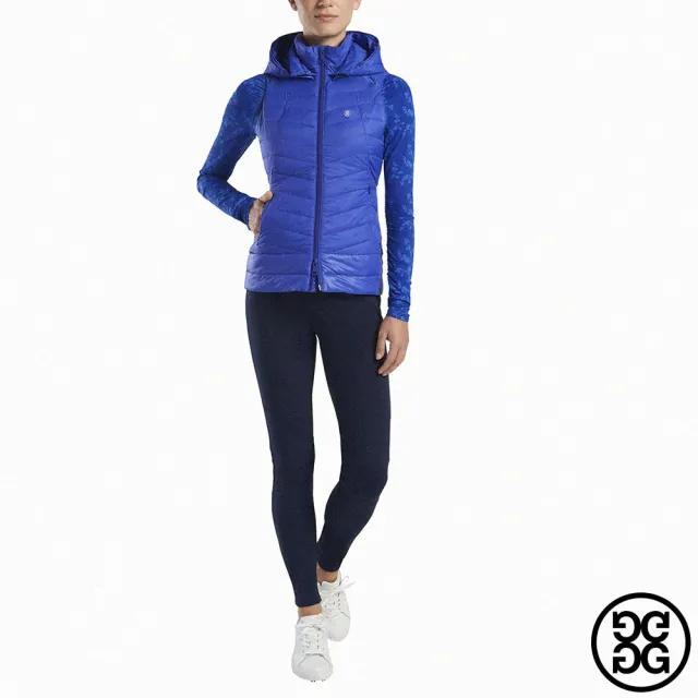 【G/FORE】GFORE HOODED PUFFER 女款 保暖背心(G4LF20O09-LAPIS)