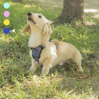 【PurrPaw 呼嚕抱抱】Pawfect-Fit! 寵物胸背帶-S(臺灣設計 輕量透氣 四色 多點調節貼合身形)
