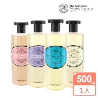【Somerset 賽玫特】英國自然歐洲香水奢華沐浴露500ml(薰衣草/玫瑰花瓣/英國梨與小蒼蘭/牛奶棉花 任選)