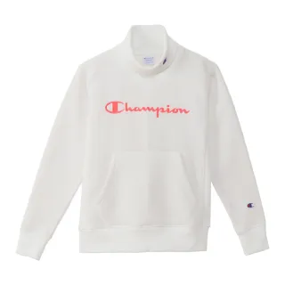 【Champion】官方直營-Womens Golf 女草寫Logo高領長袖上衣-女(米色)