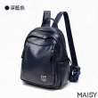 【MAISY】基本款大容量後背包(現+預  黑色 / 咖啡色 / 深藍色)