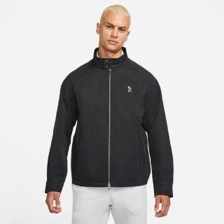 【NIKE 耐吉】TIGER WOODS 男士 立領哈靈頓夾克 老虎伍茲刺繡(DA4150-010)
