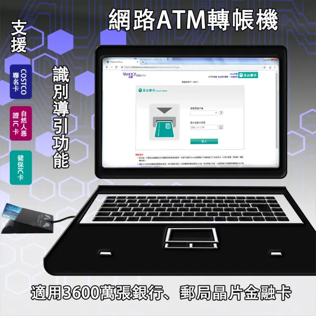 【Songwin】多功能ATM晶片讀卡機