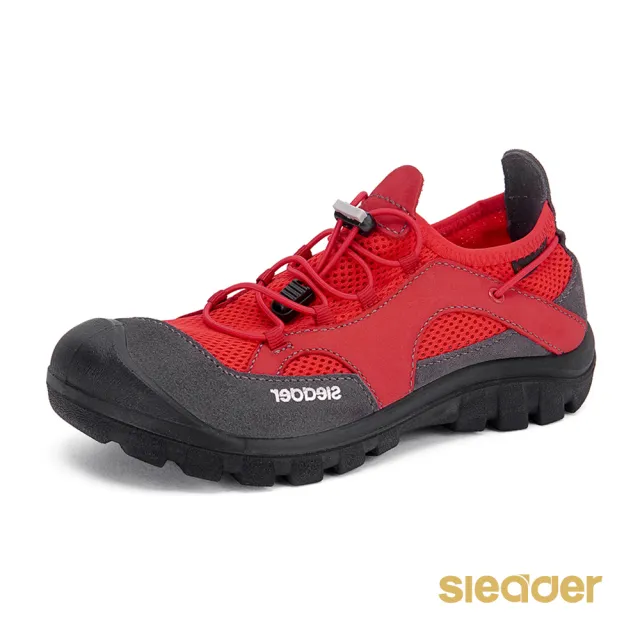 【sleader】輕量防水安全戶外休閒女鞋-S130047(紅)