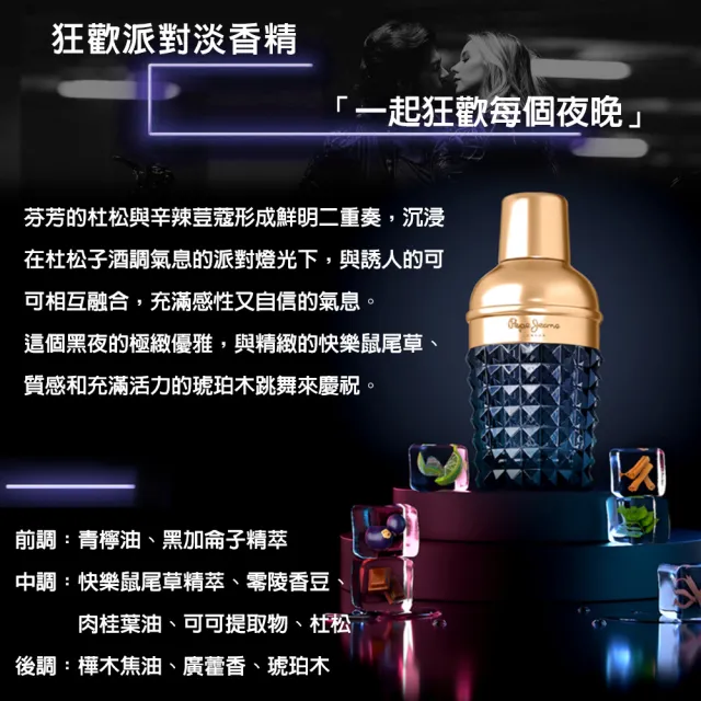 即期品【Pepe Jeans】London 狂歡派對淡香精尊貴禮盒-珍藏版(專櫃公司貨)