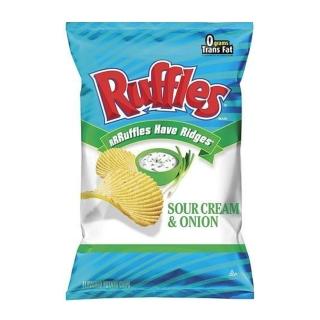 【美國Ruffles波樂】厚切洋芋片-香蔥(184.2g/包)