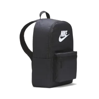 【NIKE 耐吉】後背包 Heritage Backpack 黑 基本款 雙肩包 書包 運動背包 筆電包(DC4244-010)