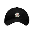 【MONCLER】品牌 LOGO 棒球帽(黑色)
