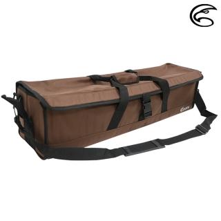 【ADISI】萬用工具箱-可折疊收納 AS15250 咖啡 XL(營釘箱 裝備箱 工具袋)