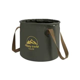 【Mont.Camp】戶外露營野餐多用途便攜手提可折疊水桶/置物收納桶-20L(兩色可選)