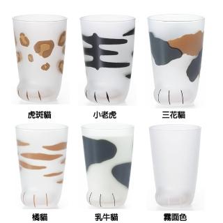 【ADERIA】貓腳杯 多款任選四款 貓掌造型肉球玻璃杯 Coconeco系列(貓腳杯 任選四款)