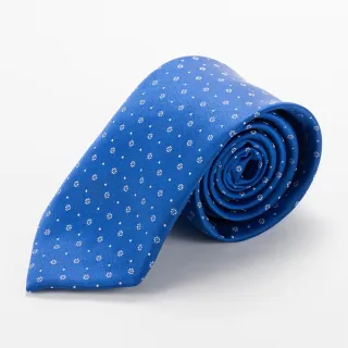 【per-pcs 派彼士】雅痞風格休閒領帶_藍底小花(719005)