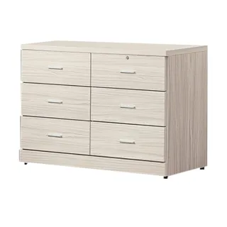 【綠活居】福瑞 梣木紋4尺六抽斗櫃