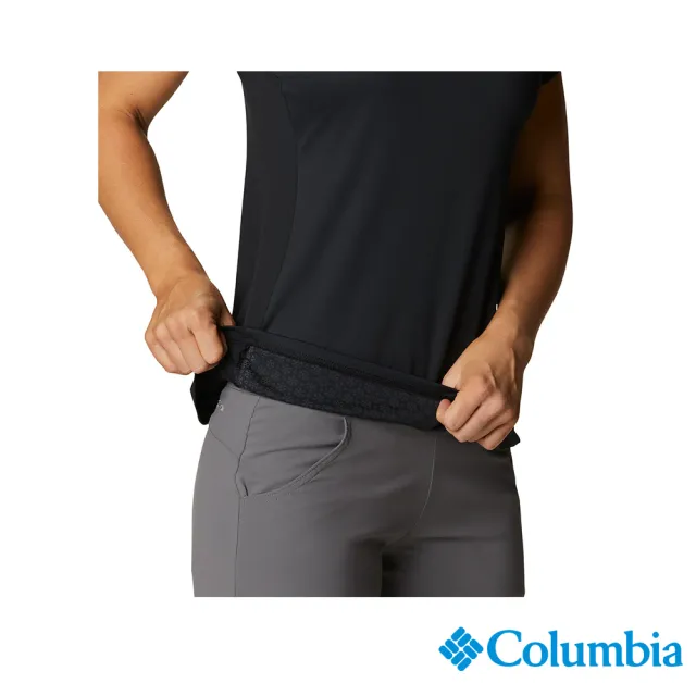 【Columbia 哥倫比亞 官方旗艦】女款- Omni-ShadeUPF50酷涼快排短袖上衣-黑色(UAR29570BK / 2022年春夏商品