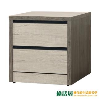 【綠活居】葛萊瑞 雙色2尺二抽斗櫃