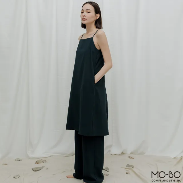 【MO-BO】春日暖陽假兩件連身褲(褲子)