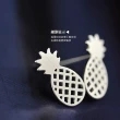 【Sayaka 紗彌佳】耳環 飾品  夏季清新水果-鳳梨針式耳環