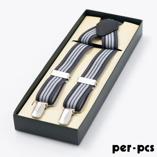 【per-pcs 派彼士】紳士品味吊帶_灰色(PP2180-05)