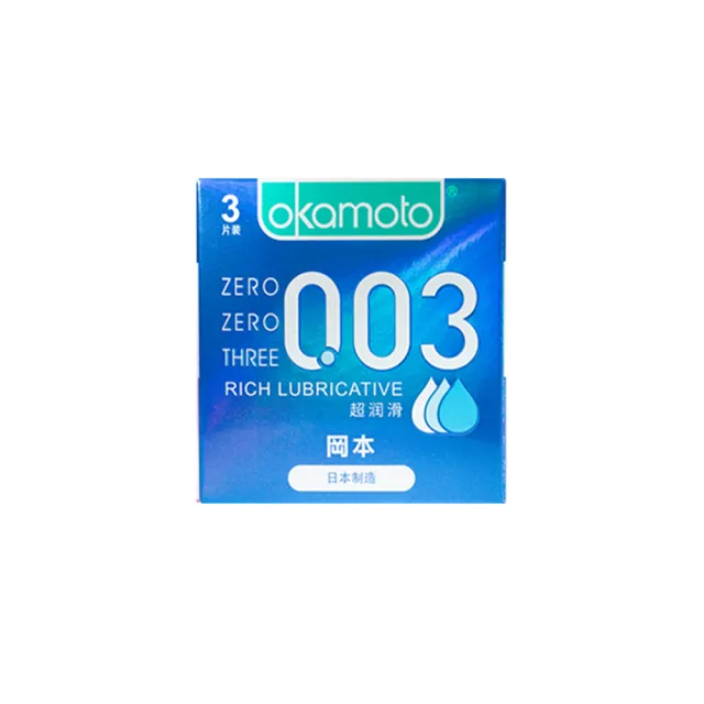 【Okamoto岡本】003 Combo 4合1極薄保險套組合3入*4盒(共12入)