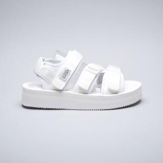 【SUICOKE】KISEE-VPO OG-044VPO 白色 厚底 魔鬼氈 涼鞋 耐磨 黃金大底 VIBRAM SK22044VPOWH