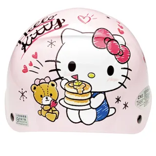 【S-MAO】正版卡通授權 鬆餅KT 兒童安全帽 雪帽(機車│鏡片│迪士尼│GOGORO E1)