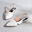 【FAIR LADY】優雅小姐 法式編織金屬切面設計平底鞋(雪花、402504)