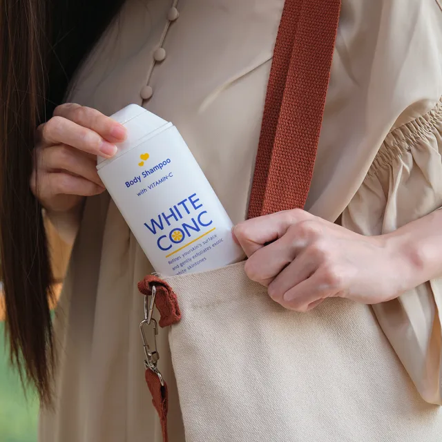 【WHITE CONC】日本美白身體沐浴露360mlx2入(黃金柚香、葡萄柚香 沐浴乳兩款任選)